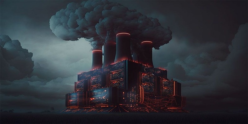 ردپای کربنی هوش مصنوعی | مصرف آب و آلودگی مراکز داده در