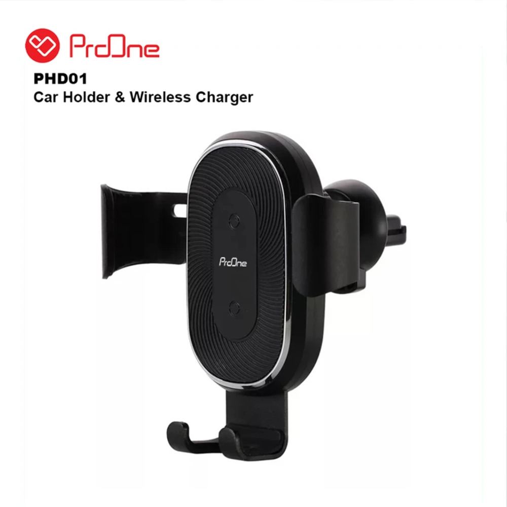 پایه نگهدارنده و شارژر بی‌سیم پرووان PHL1115 | شارژر 15 وات Qi | گارانتی 18 ماهه | ProOne PHD01 - نمای نزدیک