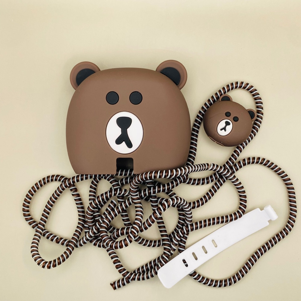 محافظ کابل شارژر عروسکی سامسونگ 25 وات سلیکونی اورجینال با گارانتی - Samsung Doll Cable Protector 25W Silicon Original - نمای نزدیک