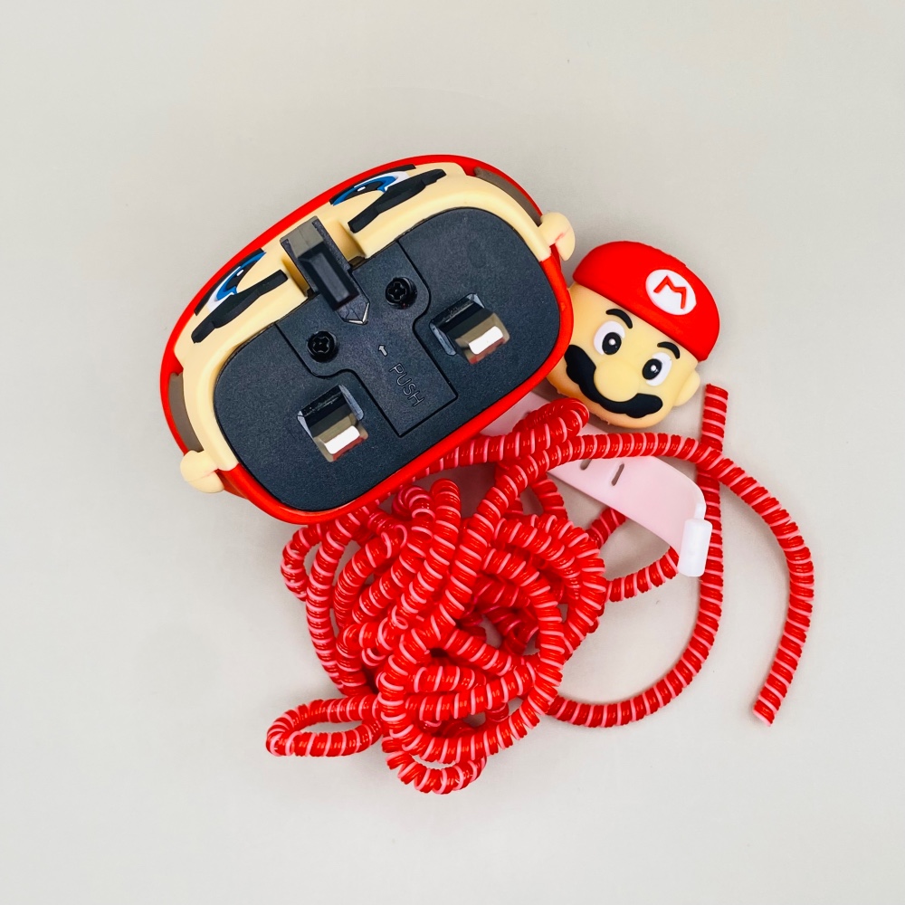 محافظ کابل شارژر عروسکی سامسونگ 25 وات سلیکونی اورجینال با گارانتی - Samsung Doll Cable Protector 25W Silicon Original - نمای بسته بندی