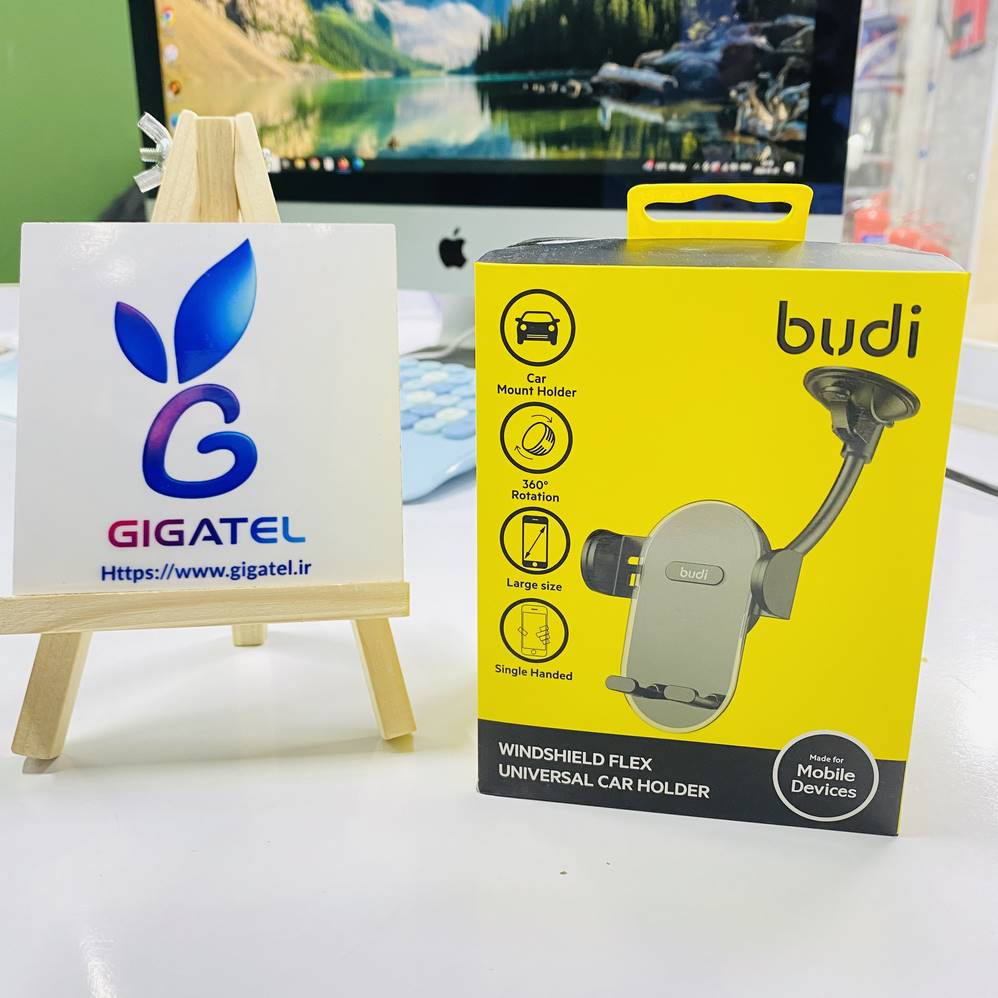 پایه نگهدارنده گوشی موبایل بودی مدل CM562B – Budi Mobile Phone Holder CM562B - نمای نزدیک