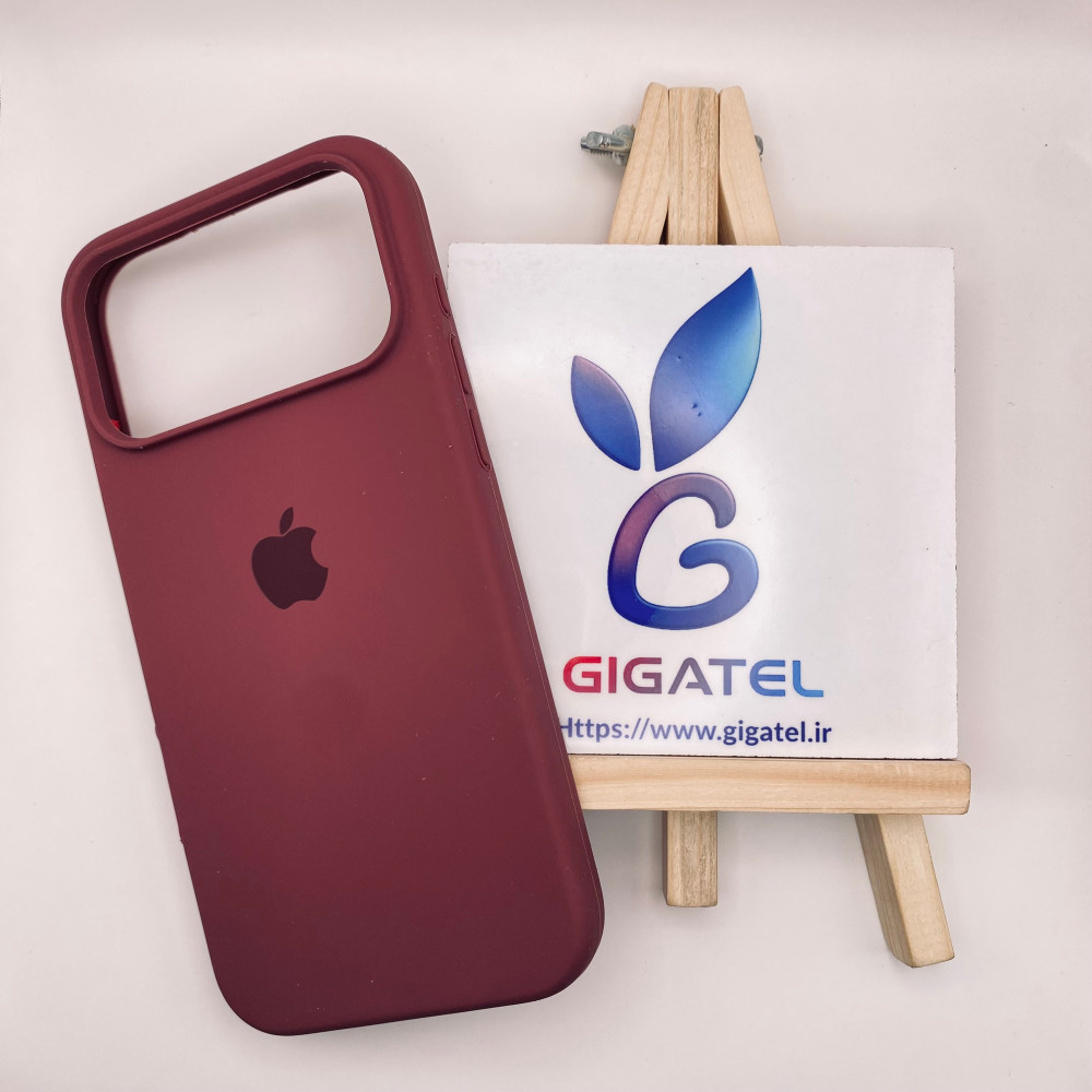 کاور سیلیکونی اورجینال آیفون 17 پرو مکس | قاب سیلیکونی اصلی اپل | محافظ ضد ضربه - نمای کلی
