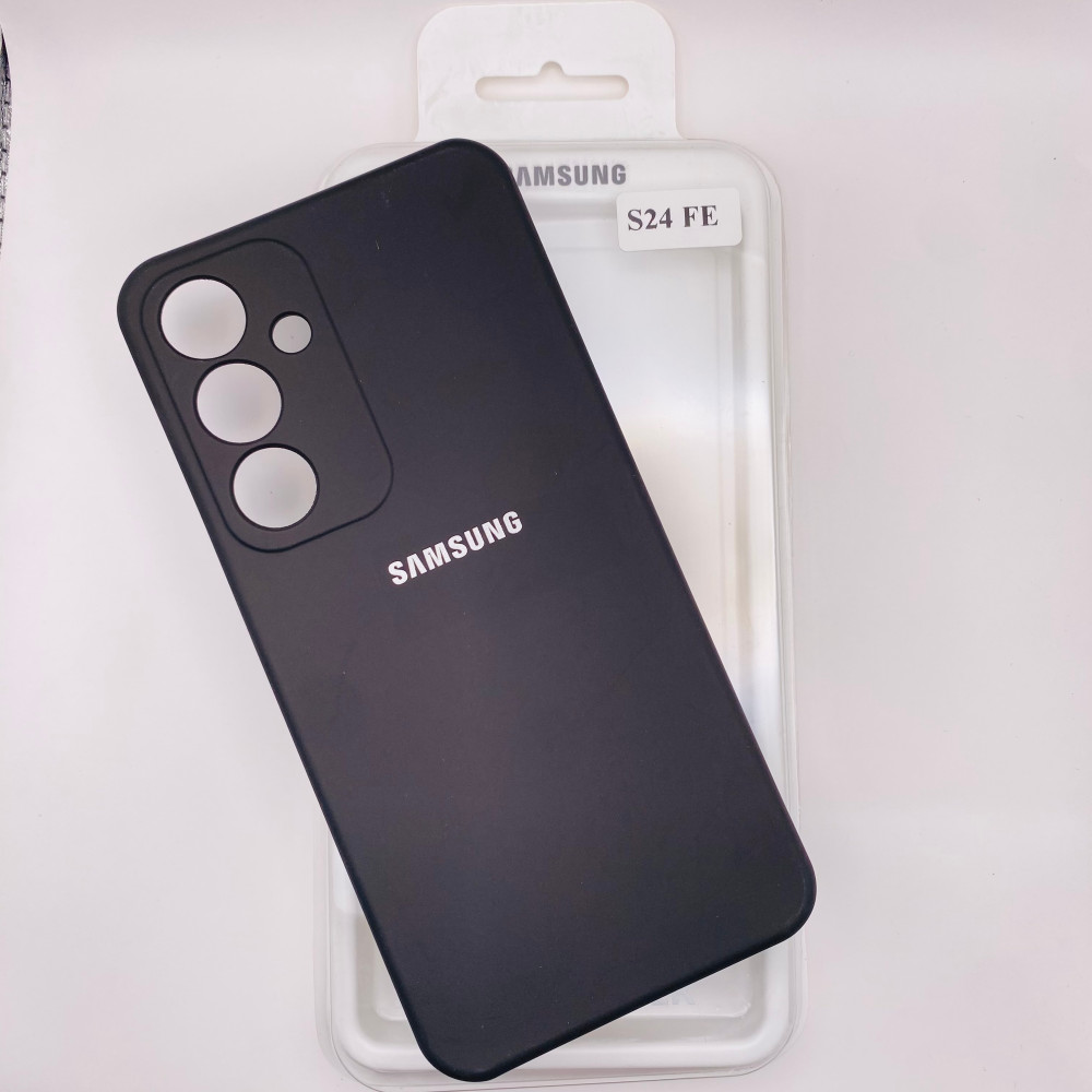 کاور سیلیکونی اورجینال سامسونگ S24 FE | قاب اصلی Galaxy S24 FE | محافظ ضد ضربه - نمای بسته بندی
