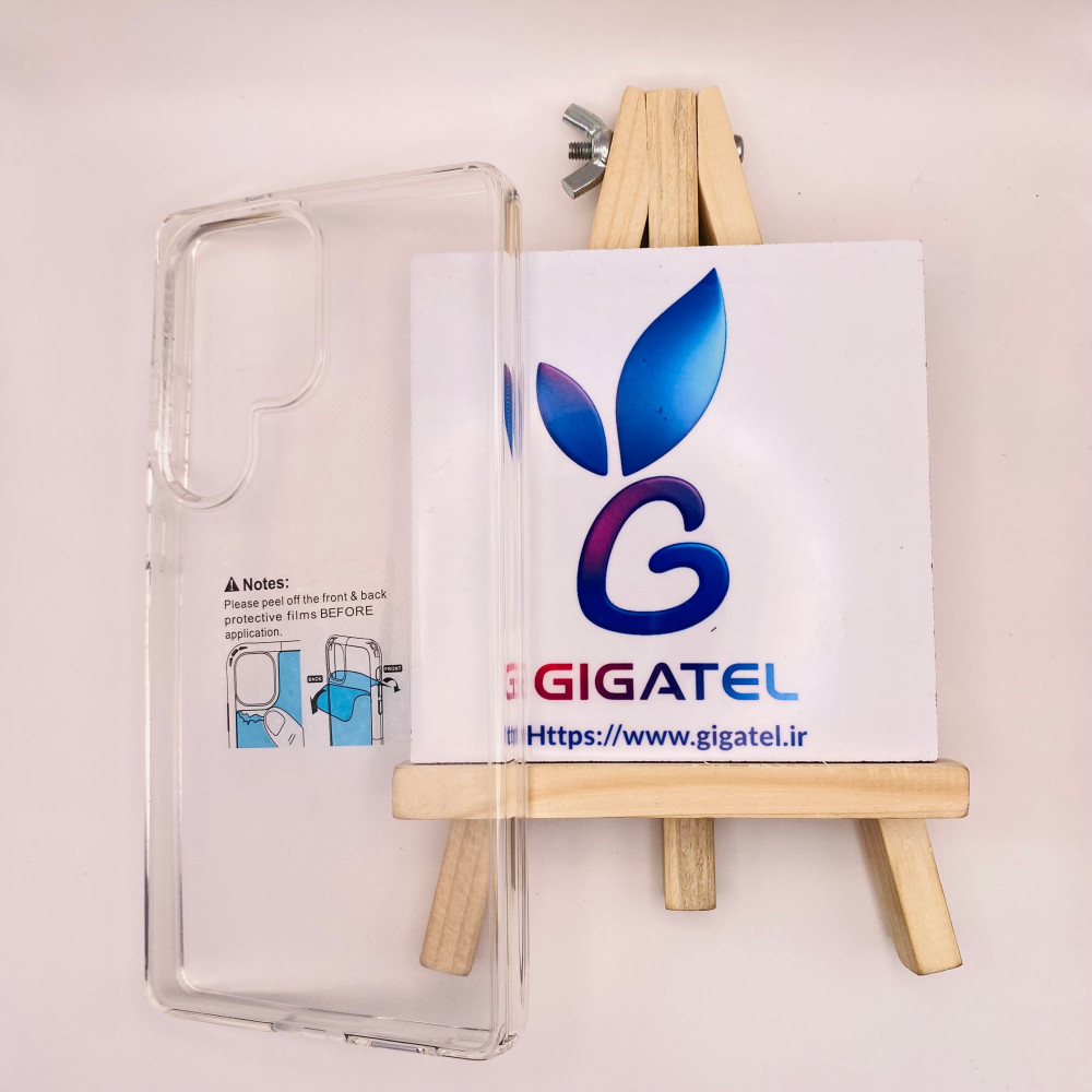 قاب شفاف ساده سامسونگ S25 اولترا | کاور شیشه‌ای Galaxy S25 Ultra | ضد زردشدگی - نمای کلی