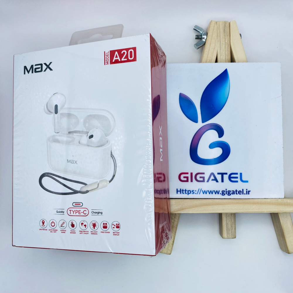 ایرپاد پرو 2 مکس مدل A20 | هدفون بی‌سیم با نویزکَنش فعال ANC | بلوتوث 5.3 - نمای کلی