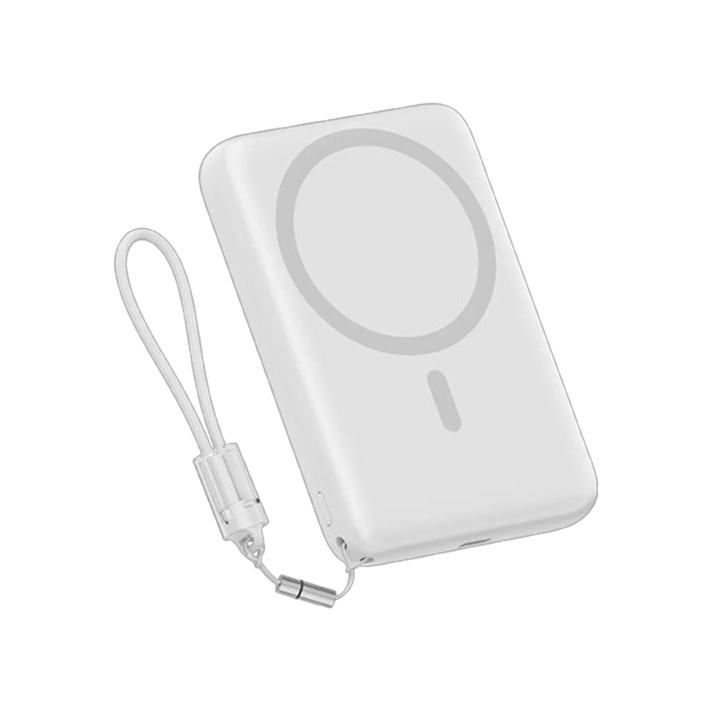 پاوربانک مگنتی QCY PBW10A ظرفیت 10000mAh | شارژ بی‌سیم 15W و سیمی 22.5W-نمای دوم
