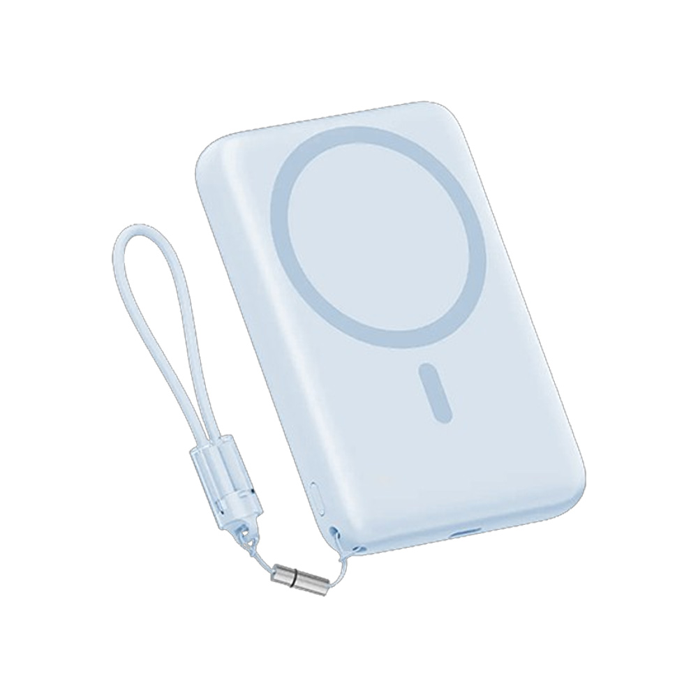 پاوربانک مگنتی QCY PBW10A ظرفیت 10000mAh | شارژ بی‌سیم 15W و سیمی 22.5W