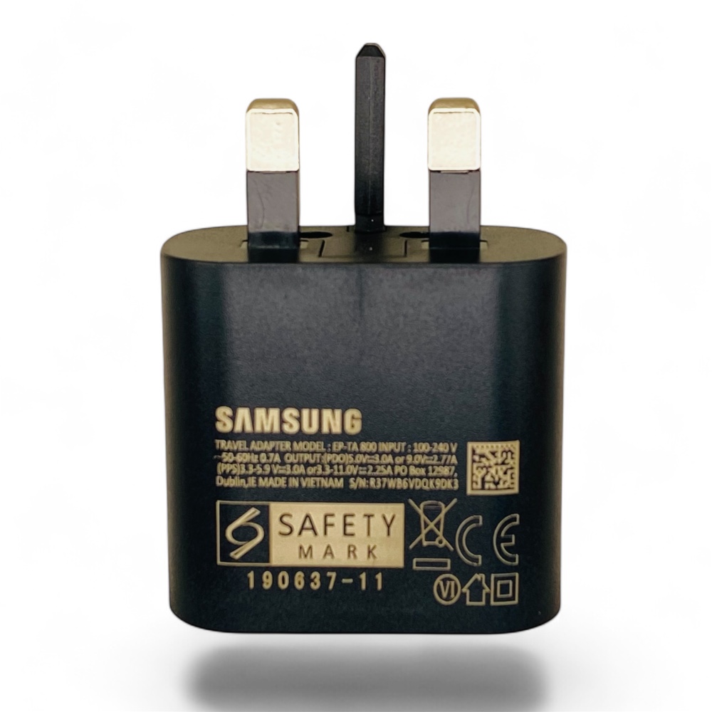 شارژر دیواری سامسونگ ۲۵ بیست و‌پنج وات اورجینال با گارانتی -samsung charger 25W fast charging original
