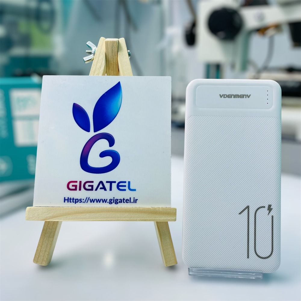 پاوربانک ۱۰،۰۰۰ میلی‌آمپر مدل DP09 / DP099 با گارانتی ۱۲ ماهه - Power Bank قابل حمل و شارژ سریع - نمای کلی