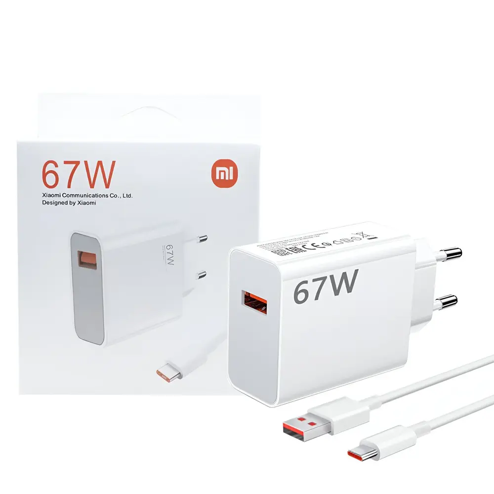 شارژر دیواری شیائومی 67 وات | فست شارژ اصلی Xiaomi با فناوری HyperCharge-نمای دوم