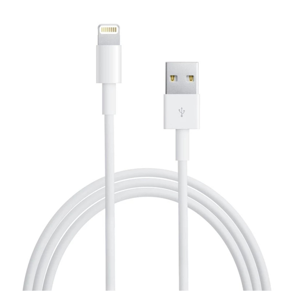 کابل USB اورجینال آیفون | کابل شارژ لایتنینگ به USB | انتقال اطلاعات | گارانتی اصالت - نمای نزدیک